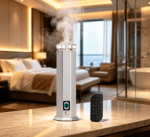 Aparat odorizant profesional Aromatix BD600 — difuzor de parfum de cameră cu Bluetooth, până la 100 m²