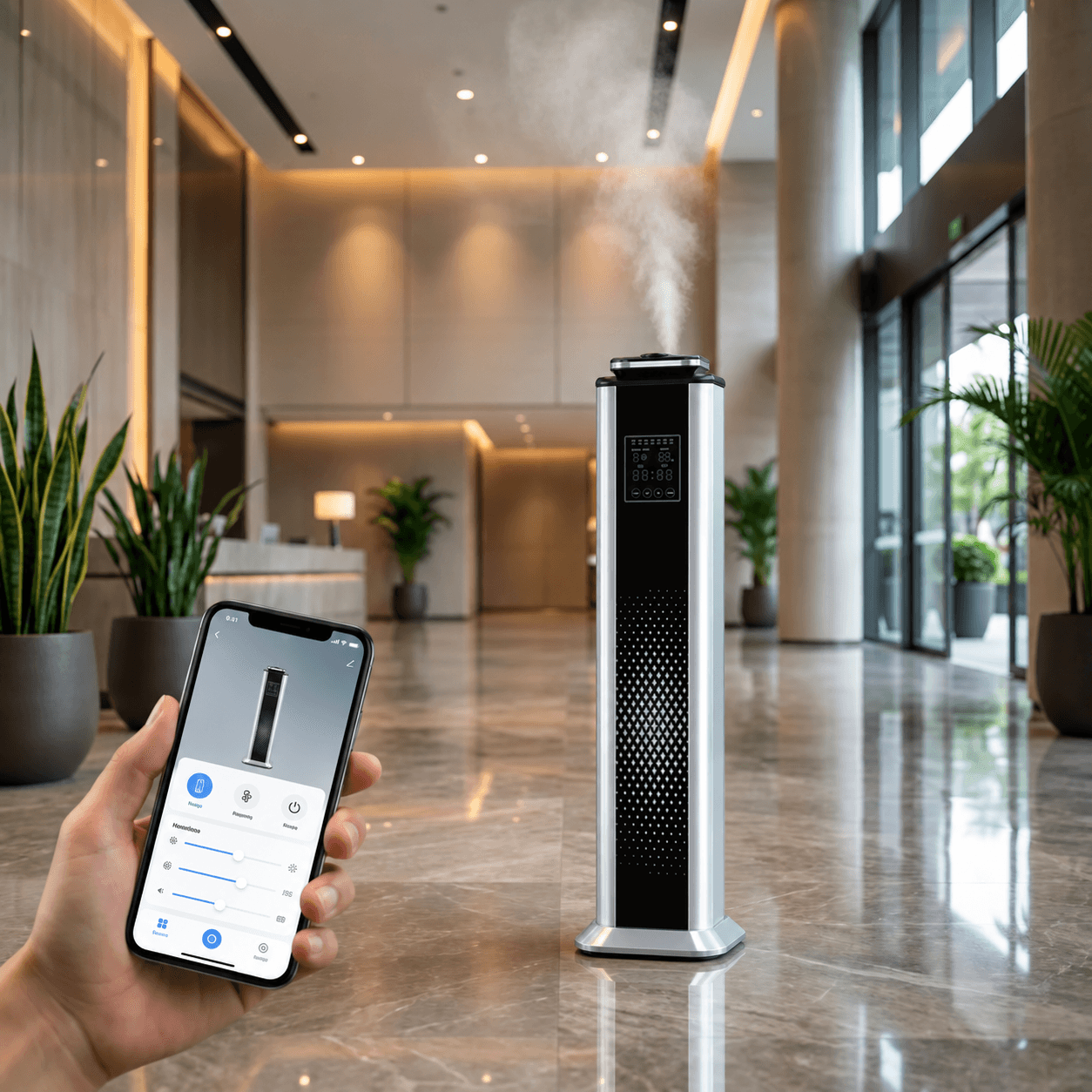 Aromatix M8000 — difuzor de parfum tip turn cu aplicație Bluetooth, până la 800 m² - imagine 2