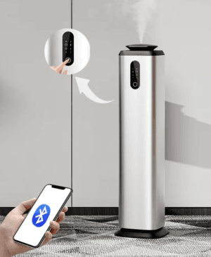 Aparat odorizant profesional Aromatix M63 — difuzor de parfum tip turn cu aplicație Bluetooth, până la 1000 m²